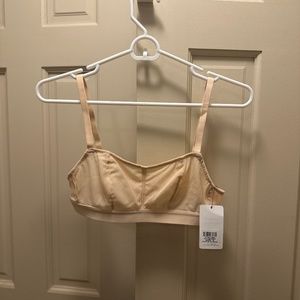 Lively The Straight Up Bralette: Toasted Almond